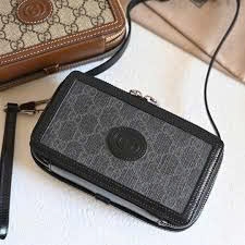 Túi Soft Trunk Đeo Chéo - DC-25 GC interlooking ĐEN