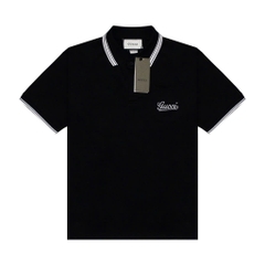 Polo Gucci Thêu Chữ Trên Túi Đen