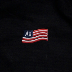 Quần Kaki Aastu Flag Logo - Màu Đen