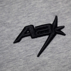 Áo Thun Aa Racing Logo Thêu-Xám