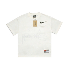 Áo Thun Lưới Nike x Stussy - Kem