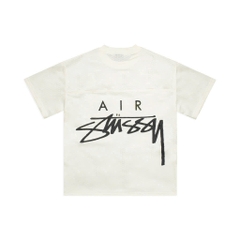 Áo Thun Lưới Nike x Stussy - Kem