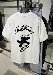 Áo thun Chuottrang SKATE MAN -(Trắng) in hình sắc nét