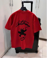 Áo thun Chuottrang SKATE MAN -(Đỏ) in hình sắc nét