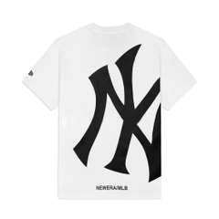 Áo Thun New Era Thêu Xù Big Logo NY - Trắng
