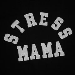 Áo thun STRESSMAMA CORE thêu cực nét - Đen