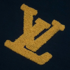 Áo Thun Louis Vuitton Thêu Xù Original - Xanh