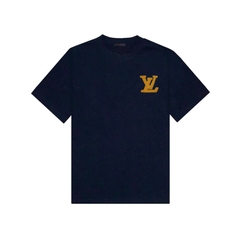 Áo Thun Louis Vuitton Thêu Xù Original - Xanh