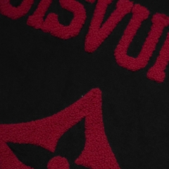 Áo Thun Louis Vuitton Thêu Xù Original - Đen