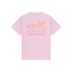 Áo Thun Levents Dream Maker Thêu Xù - Hồng