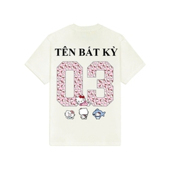 Áo Thun Hello Kitty In Theo Yêu Cầu