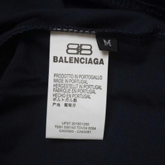 Áo Thun Balenciaga Thêu Da Mặt Sau
