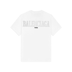 Áo Thun Balenciaga Thêu Da Mặt Sau
