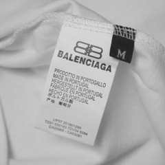 Áo Thun Balenciaga Thêu Da Mặt Sau