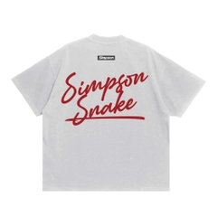 Áo thun Simpson snake thêu xù ( SẮP VỀ HÀNG )