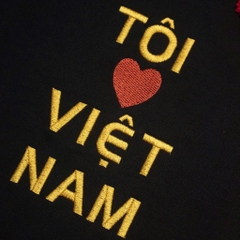 Áo Thun Thêu Bản Đồ Việt Nam