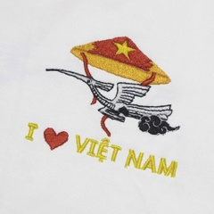 Áo Thun Thêu Hoa Văn Chim Lạc
