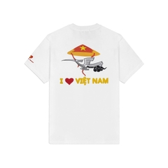 Áo Thun Thêu Hoa Văn Chim Lạc
