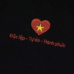 Áo Thun Thêu Hoa Văn Chim Lạc