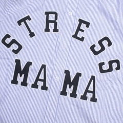 Sơ Mi Stressmama Kẻ Sọc Thêu Tay Dài