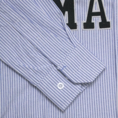 Sơ Mi Stressmama Kẻ Sọc Thêu Tay Dài