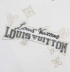 Áo Thun Louis Vuitton Họa Tiết Đính Đá