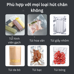 Máy hút chân không GUNSSI – máy đóng gói thực phẩm để bàn, công suất mạnh, dễ sử dụng