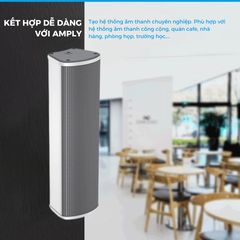 Loa cột treo tường SAST HQ-260 HQ-280, loa hộp treo tường, loa gắn tường ngoài trời công suất lớn 80W, chất âm hay