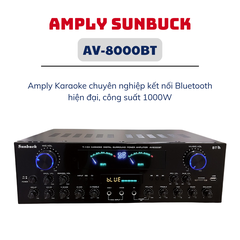 Amply GUNSSI Sunbuck AV-8000HD công suất 1000W có Bluetooth