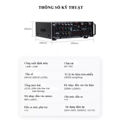Amply bluetooth Gunssi av-326bt công suất đầu ra lớn-thiết kế nhỏ gọn-âm thanh sắc nét riêng biệt
