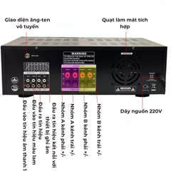 Amply Starklok KA-8900 – Amply Bluetooth Gia Đình, Công Suất Lớn, Kết Nối Đa Năng, Âm Thanh Cực Đã