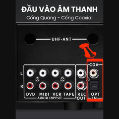 Cục đẩy kèm micro Gunssi DSP-300-micrô không dây-kết nối Bluetooth 5.0 và âm thanh chống hú cực tốt