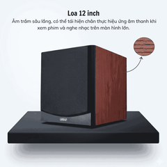 Loa Sub Hơi HQ-35 Bass 30 (12 Inch), Công Suất 200w, Loa Siêu Trầm Thụ Động Cho Dàn Âm Thanh Gia Đình