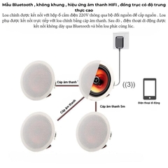 Loa âm trần Gunssi bluetooth-loa 30W âm thanh rõ ràng sống động và tỏa đều trong không gian lớn