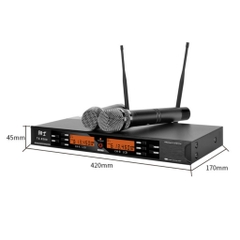 Bộ micro kèm đầu thu không dây Gunssi TS-8500-tính năng linh hoạt-hiệu suất ổn định-chất lượng cao