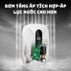 Máy nước nóng trực tiếp Gunssi DSK-55-thiết kế nhỏ gọn-dễ dàng lắp đặt nhiều vị trí trong nhà,căn hộ