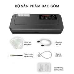 Máy Hút Chân Không Thực Phẩm GUNSSI P290[TẶNG TÚI]-máy hút chân không không kén túi-hút được cả nước và bột