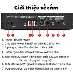 LỌC XÌ- Bộ cân bằng kĩ thuật số GUNSSI EQ-2022