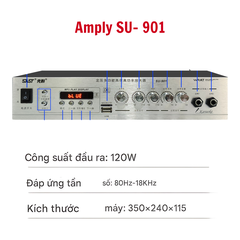 Bộ 2 Loa Trần SAST 6.5 inch Và Amply Công Suất 120w