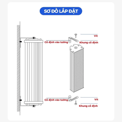 Loa cột treo tường SAST HQ-260 HQ-280, loa hộp treo tường, loa gắn tường ngoài trời công suất lớn 80W, chất âm hay