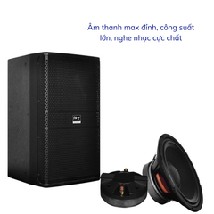Loa Toàn Dải GUNSSI TS-12/TS-15 Công Suất Khủng Cho Dàn Karaoke, Sự Kiện,...