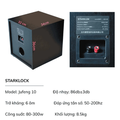 Loa Sub Hơi Starklok – Loa Trầm Cho Dàn Karaoke, Âm Thanh Mạnh Mẽ, Bền Bỉ