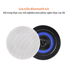 Loa Âm Trần 418BT Bluetooth 5.0 – Âm Thanh Sống Động, Lắp Đặt Dễ Dàng, Dùng Cho Nhà Hàng, Văn Phòng, Spa