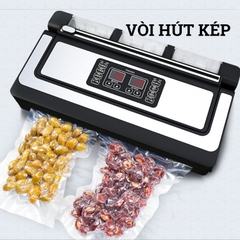 Máy hút chân không không kén túi Gunssi PW420A-2 vòi lực hút mạnh-đường hàn 42cm-hút tự động