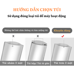 Máy hút chân không Gunssi P280C-hàn nhiệt bằng thao tác bấm tiện lợi-độ ồn máy nhỏ-BH 12 tháng