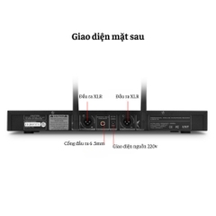 Bộ micro kèm đầu thu không dây Gunssi TS-8500-tính năng linh hoạt-hiệu suất ổn định-chất lượng cao