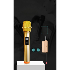 BỘ 2 MICRO VHF không dây chế tác từ chất liệu cao cấp-hút âm tốt-cho độ nhạy cao-bảo hành 12 tháng