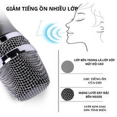 Bộ micro kèm đầu thu không dây Gunssi TS-8500-tính năng linh hoạt-hiệu suất ổn định-chất lượng cao