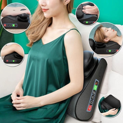 Gối massage cổ 20 bi, gối matxa hồng ngoại, hàng chính hãng bảo hành 12 tháng, có túi khí nâng cổ