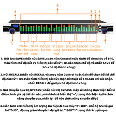 LỌC XÌ - Bộ cân bằng âm thanh kĩ thuật số EQ-777S